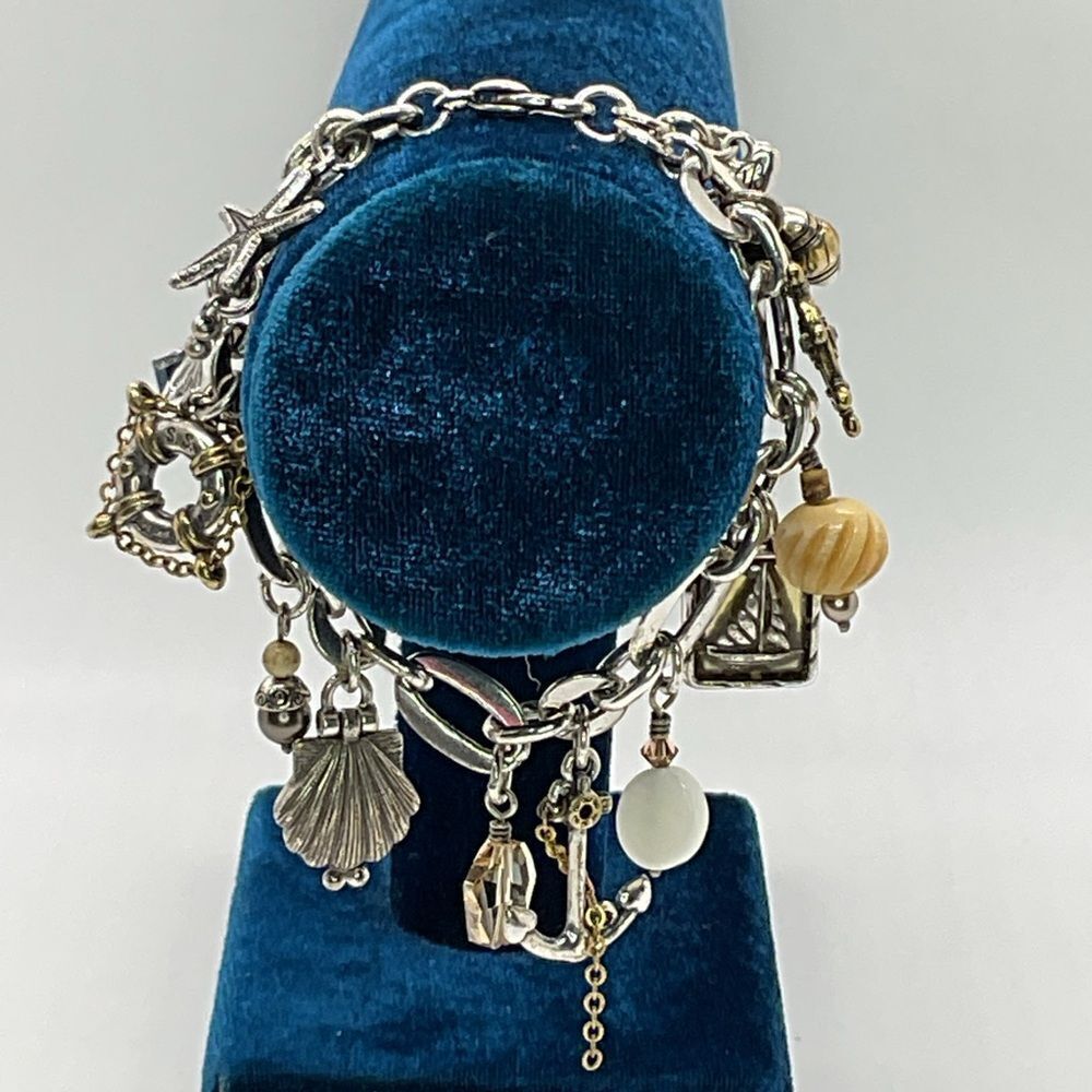 Brighton Nantucket Charm Bracelet with Sea-Inspired Accents